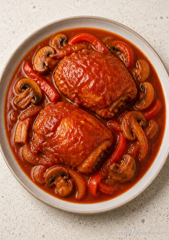 Classic Crockpot Chicken Cacciatore