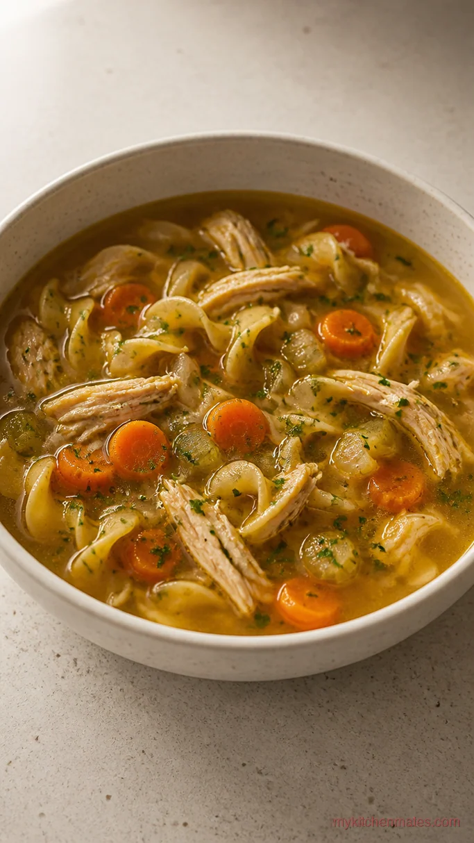 15 Crockpot Chicken Noodle Soup Recipes for Deep, Cozy Flavor Classic Crockpot Chicken Noodle Soup