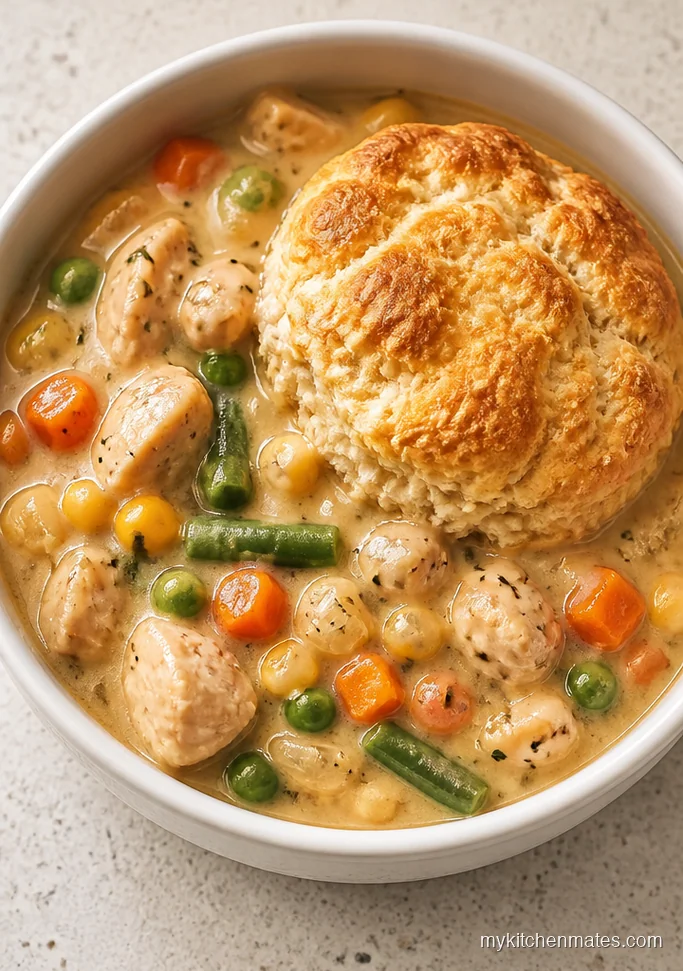 Classic Crockpot Chicken Pot Pie