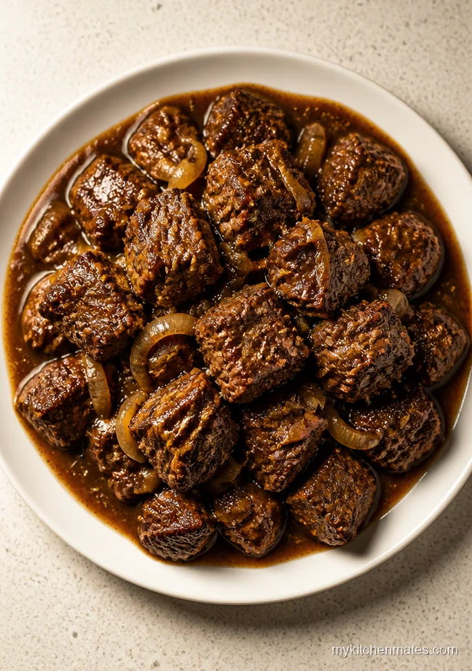 Classic Crockpot Sirloin Steak and Gravy