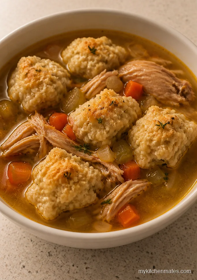 Classic Drop Dumpling Chicken Soup