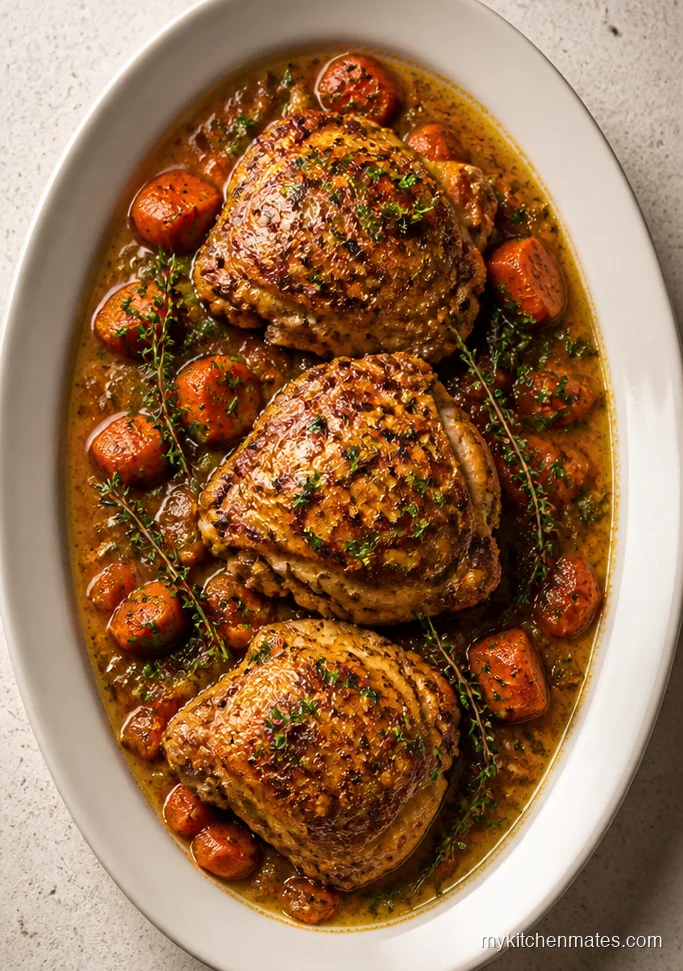 Classic Dutch Oven Garlic Butter Chicken