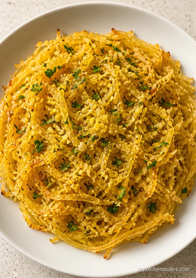 Classic Garlic Herb Spaghetti Squash