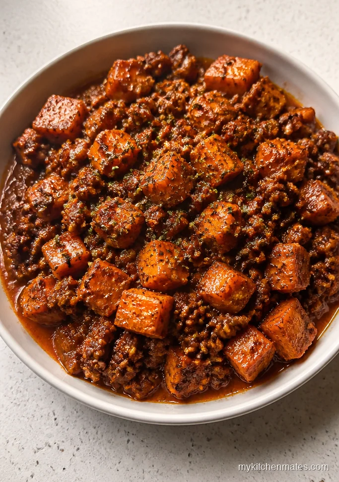 Classic Hamburger Sweet Potato Skillet