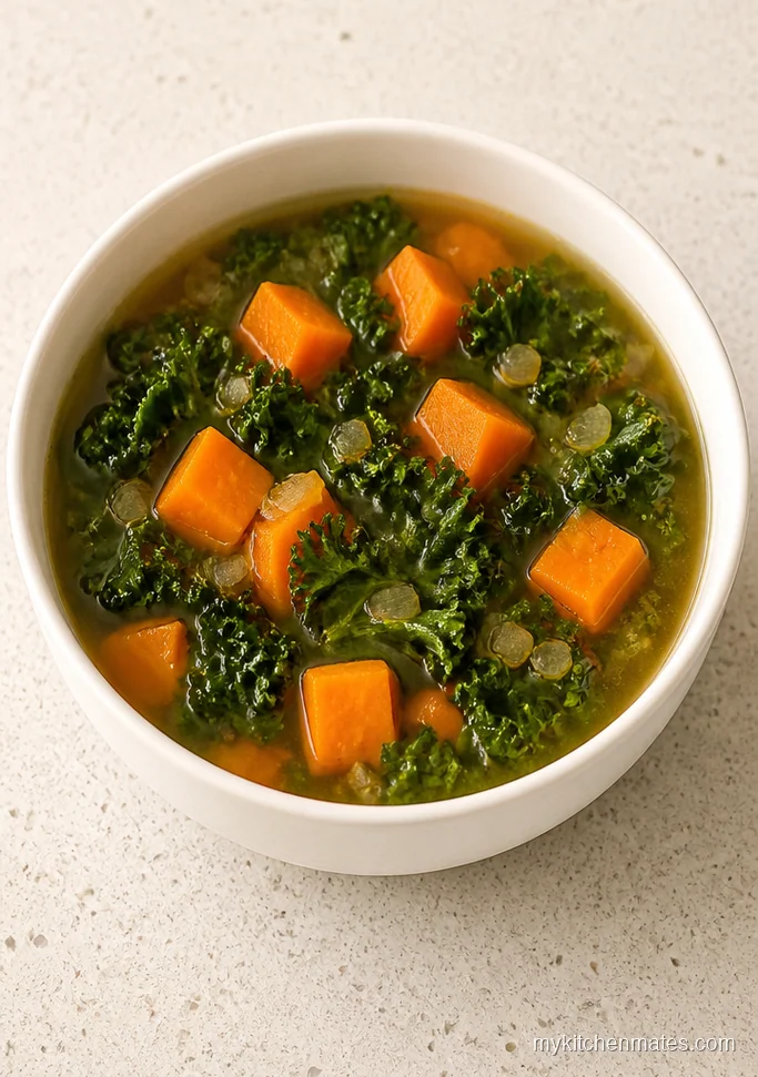 Classic Kale and Sweet Potato Soup