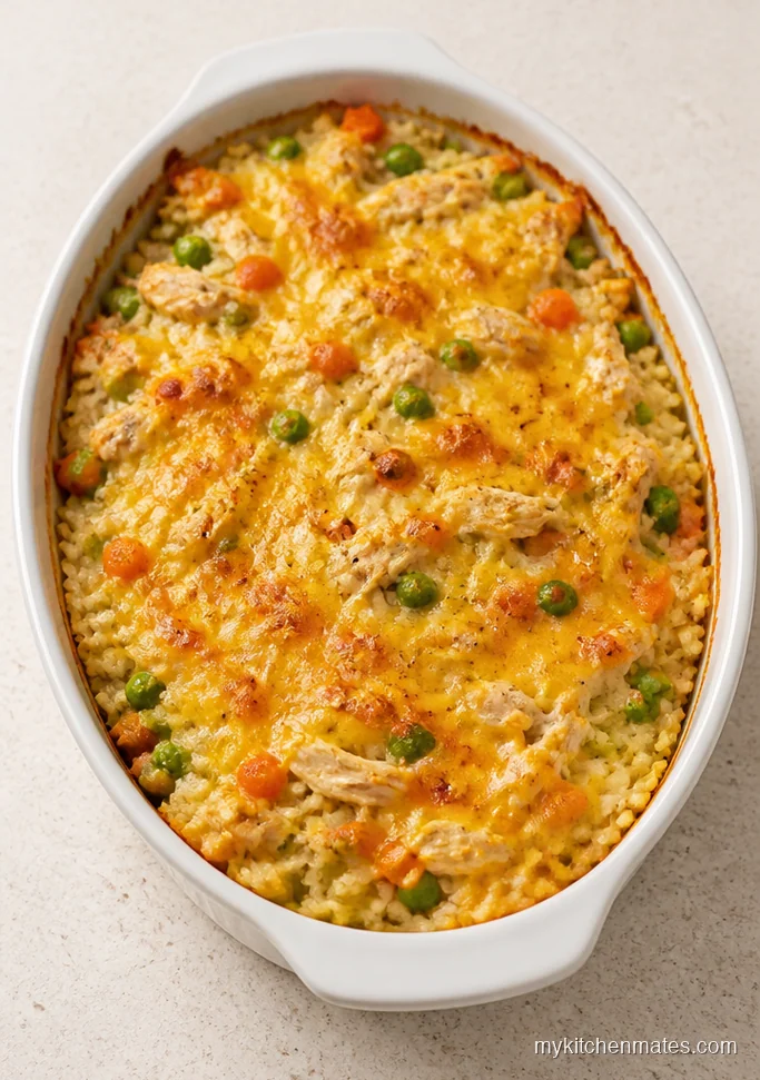 Classic Leftover Turkey and Rice Casserole