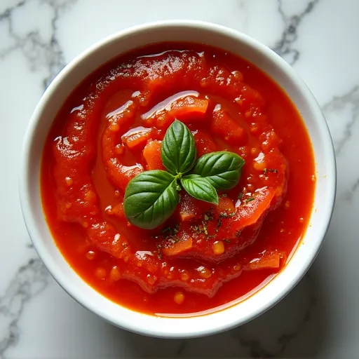 Classic Marinara with Fresh Basil and Garlic