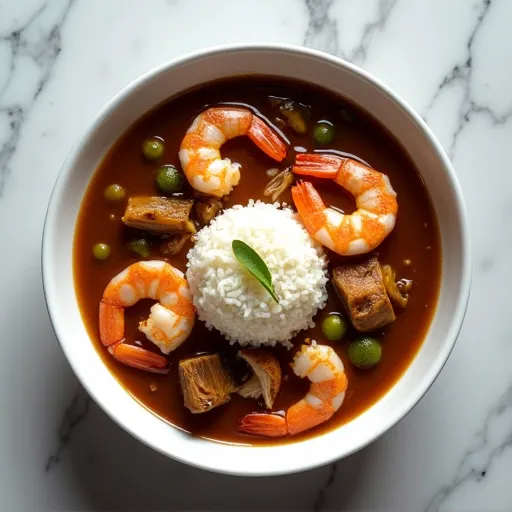 Classic New Orleans Seafood and Chicken Gumbo