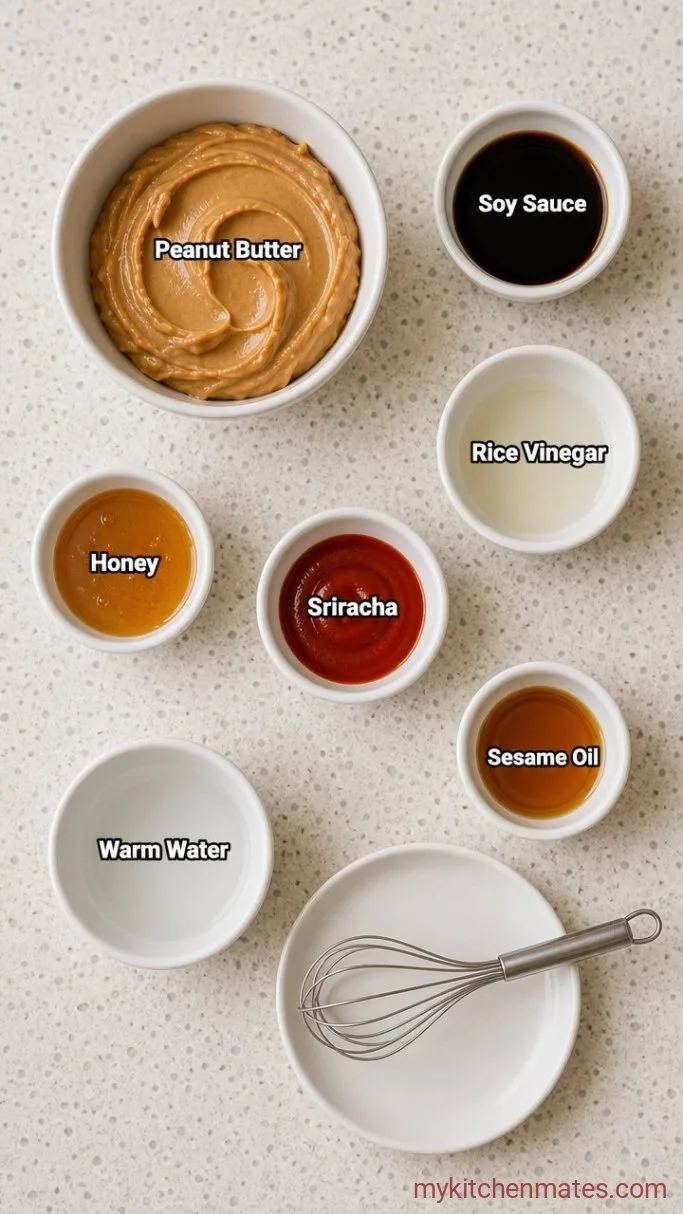 5-Minute Classic Peanut Sauce Ingredients
