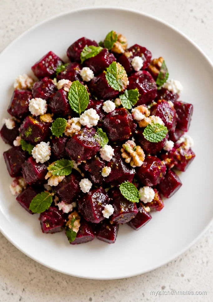 Classic Roasted Beet and Feta Salad