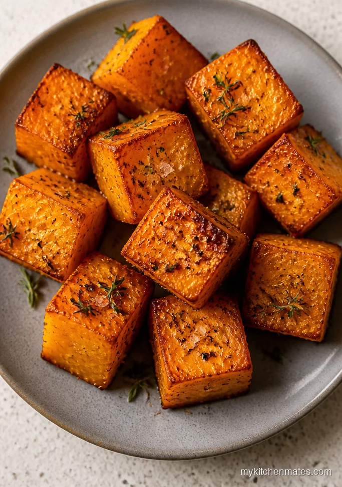 Classic Roasted Butternut Squash Cubes