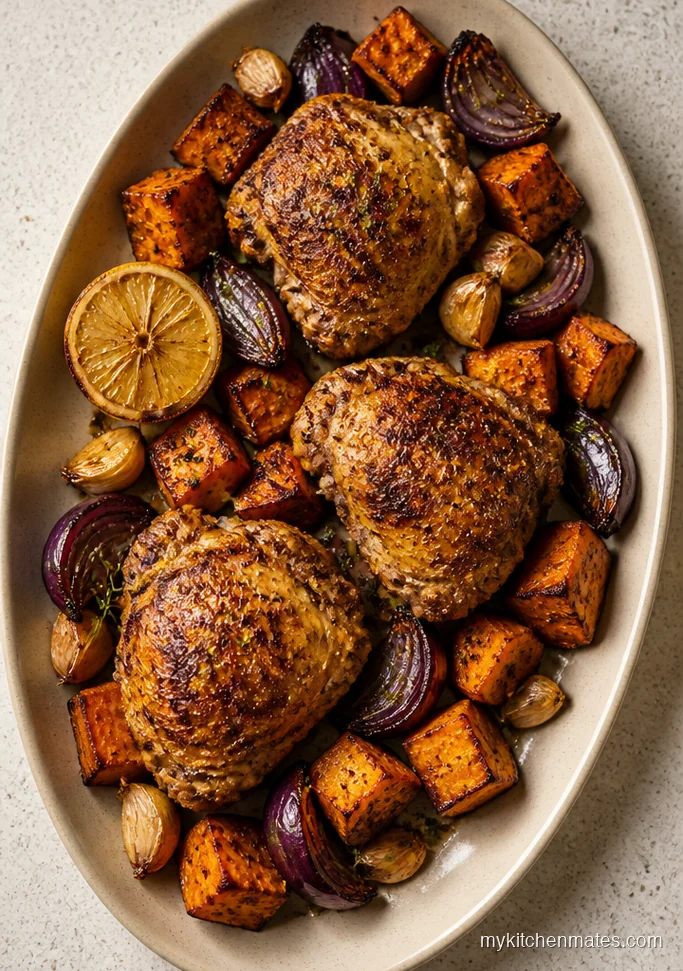11 Chicken Sweet Potato Recipes for Cozy, Flavorful Dinners Classic Roasted Chicken and Sweet Potatoes