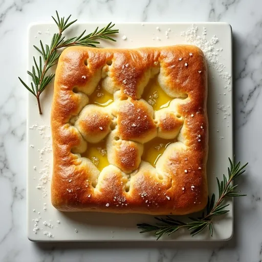 Classic Rosemary and Sea Salt Focaccia