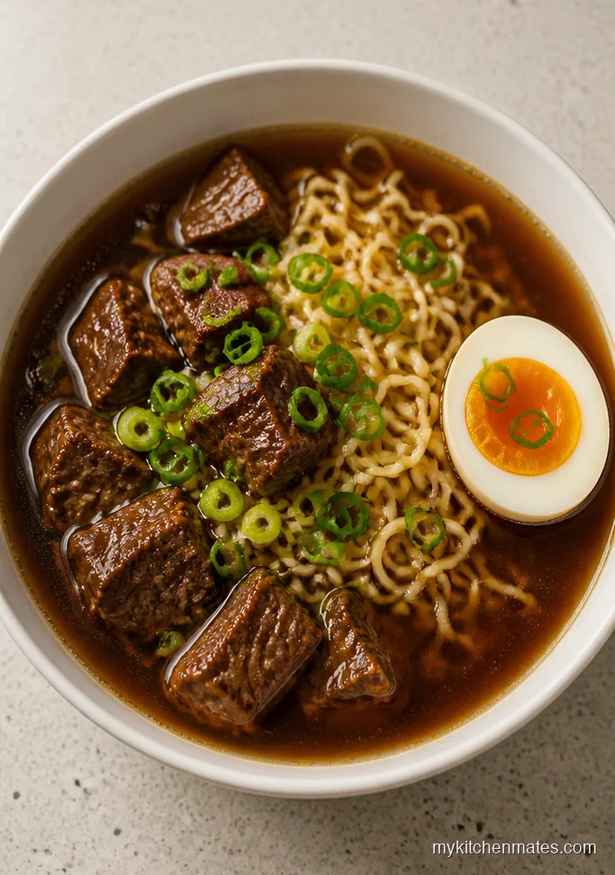 Classic Slow Cooker Beef Ramen