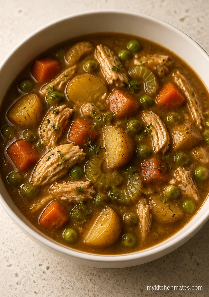 Classic Slow Cooker Chicken Stew