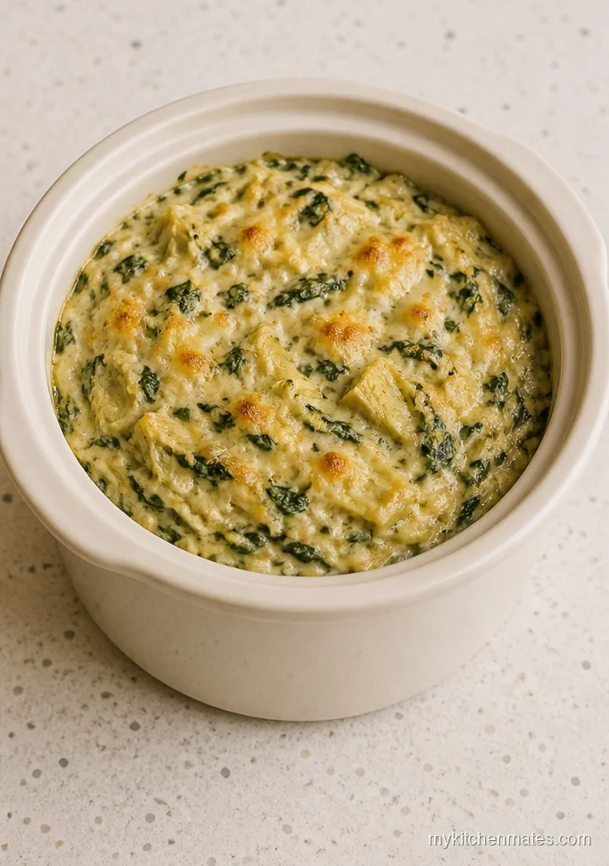 Classic Slow Cooker Spinach Artichoke Dip