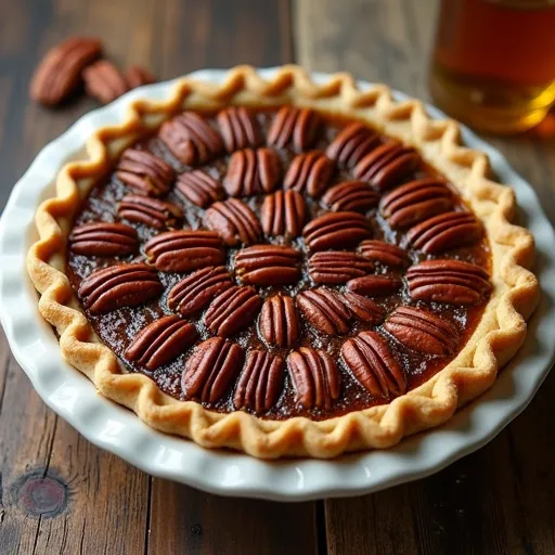 Classic Southern Pecan Pie with Bourbon