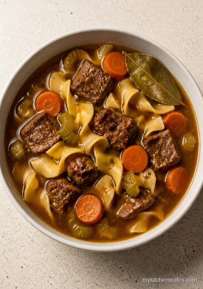 Classic Stovetop Beef Noodle Soup