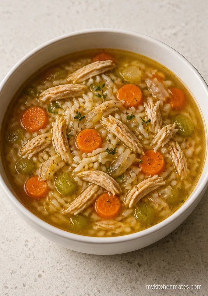 Classic Stovetop Chicken and Rice Soup