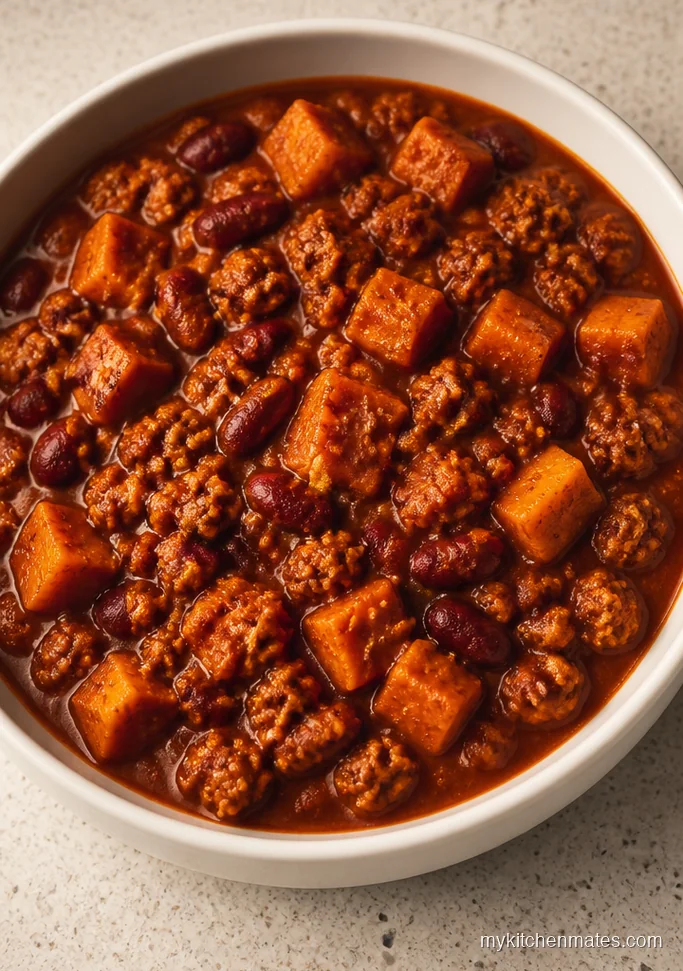 Classic Turkey Sweet Potato Chili