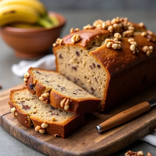 Classic Walnut-Studded Banana Bread