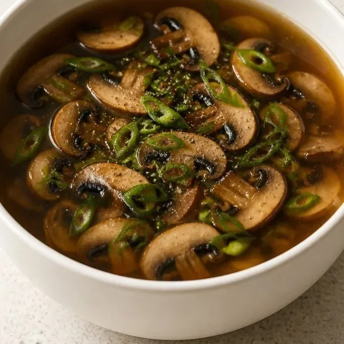 Clear Mushroom Soup