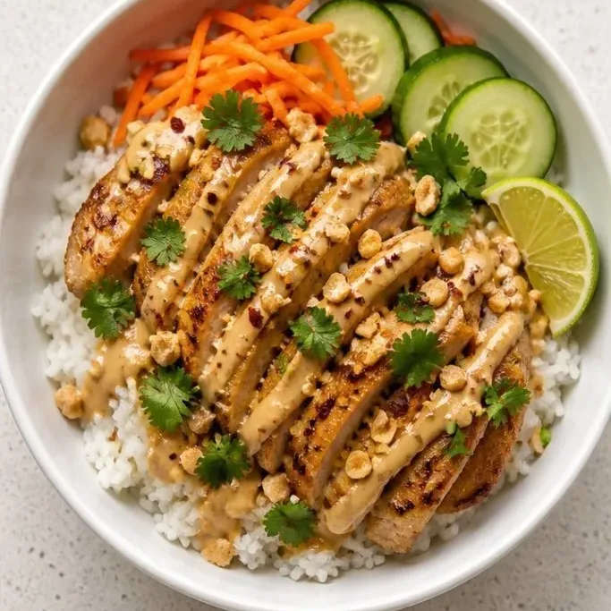 Coconut Chicken Rice Bowl