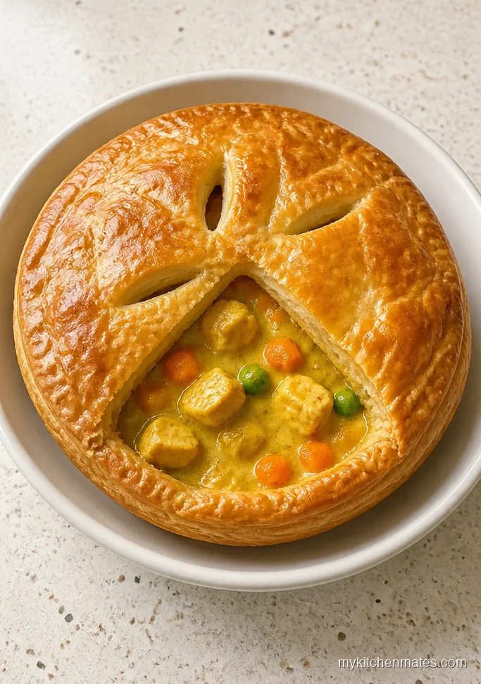 Coconut Curry Chicken Pot Pie