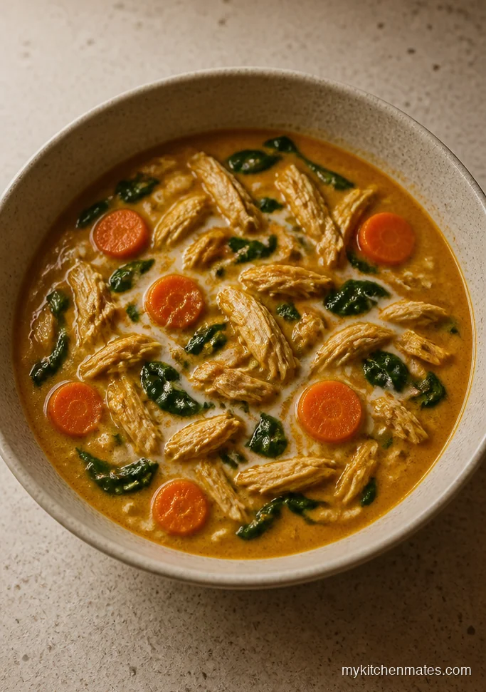 Coconut Curry Chicken Vegetable Soup