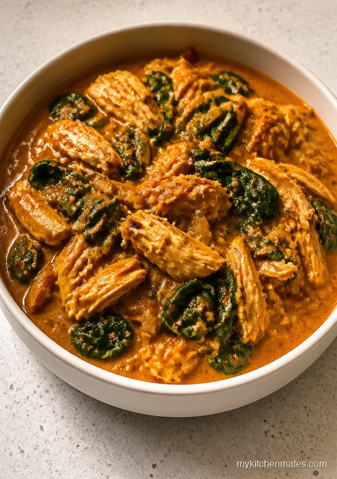 Coconut Curry Chicken with Spinach