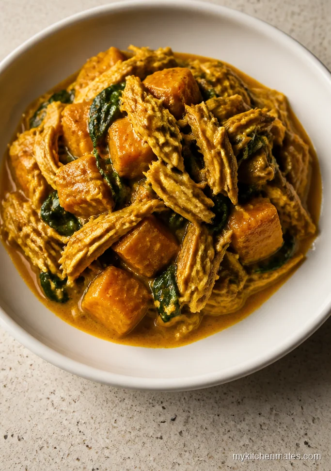 Coconut Curry Pulled Chicken