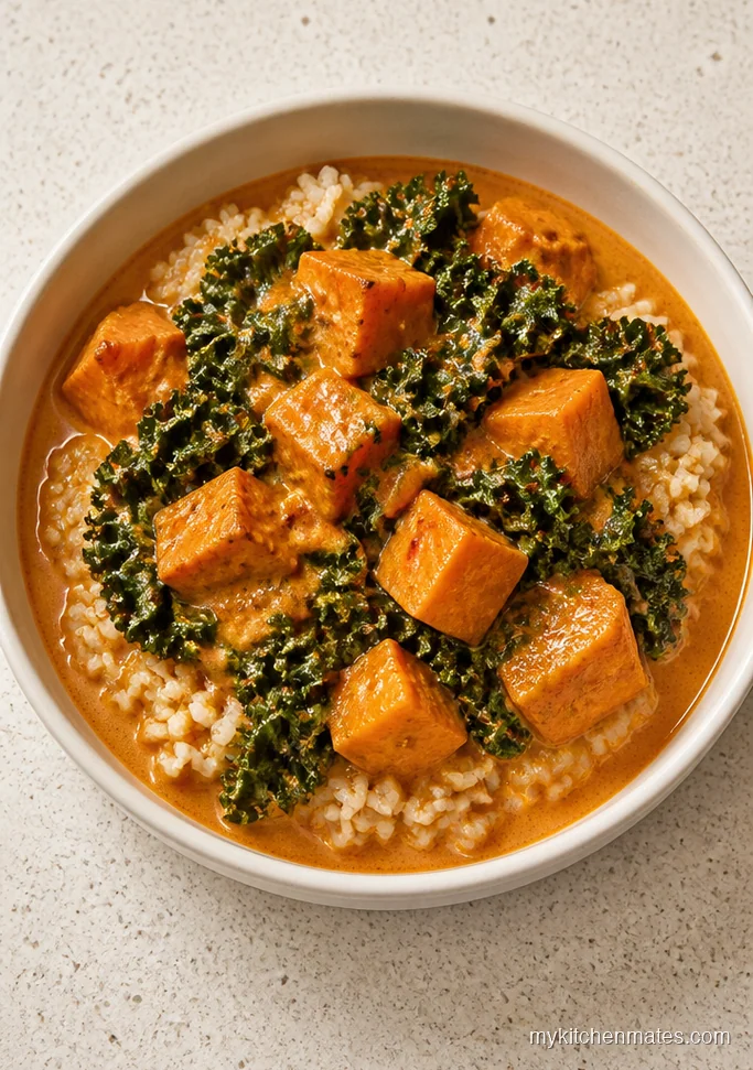 Coconut Curry Sweet Potato and Kale