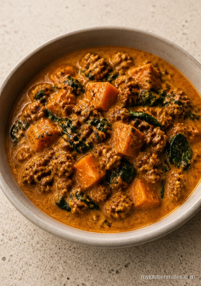 Coconut Curry Turkey and Sweet Potatoes