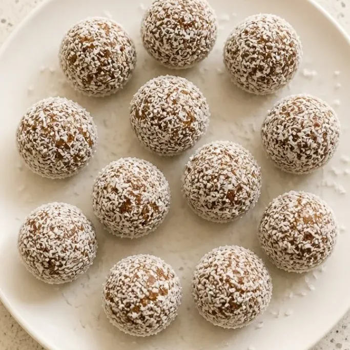 Easy No-Bake Coconut Date Balls Coconut Date Balls