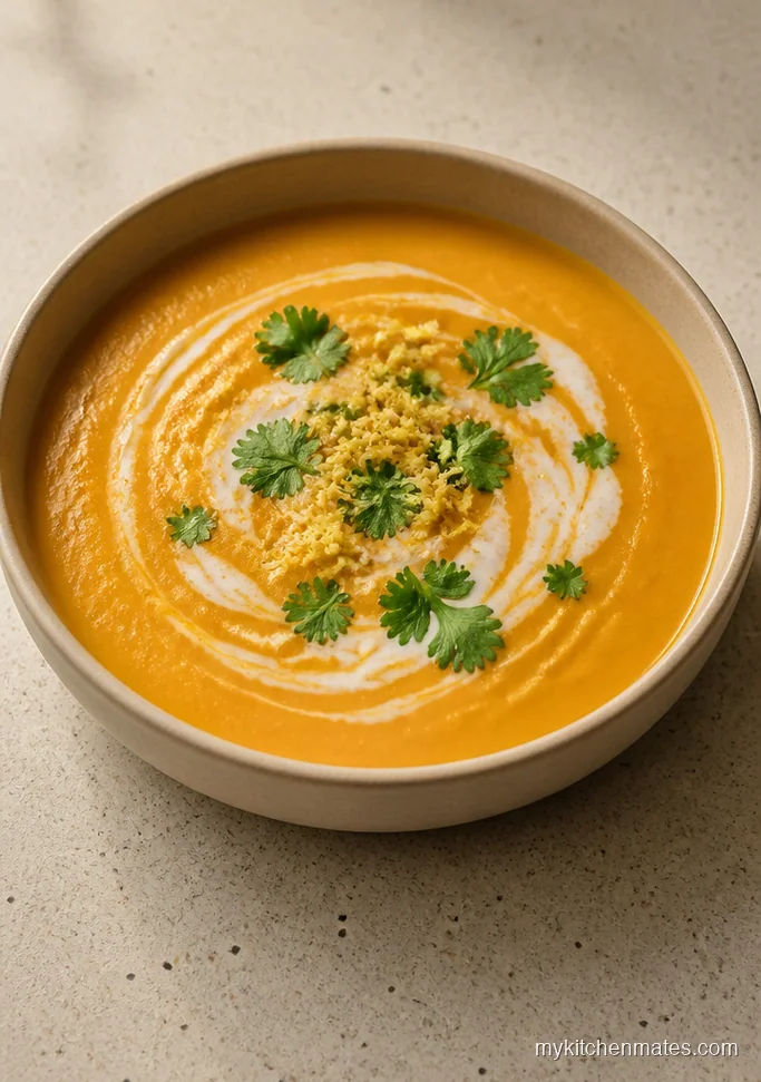 Coconut Ginger Butternut Squash Soup
