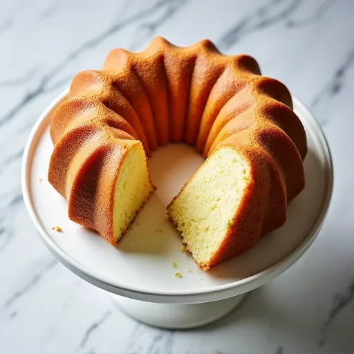 Coconut Key Lime Pound Cake