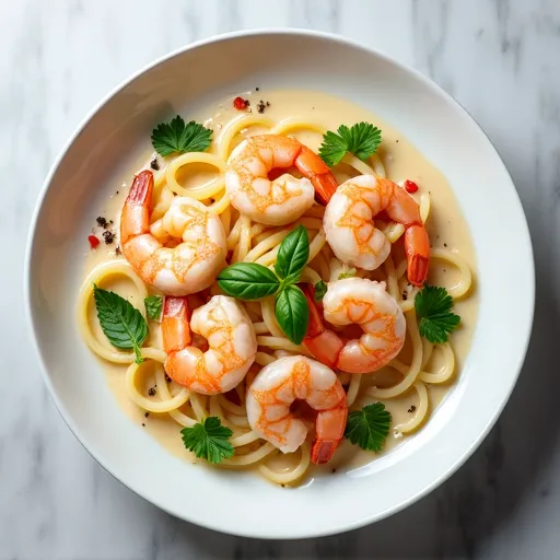 Coconut Milk and Herb Shrimp Scampi