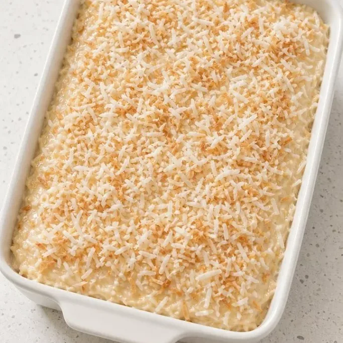 Coconut Poke Cake with Coconut Cream Soak Coconut Poke Cake