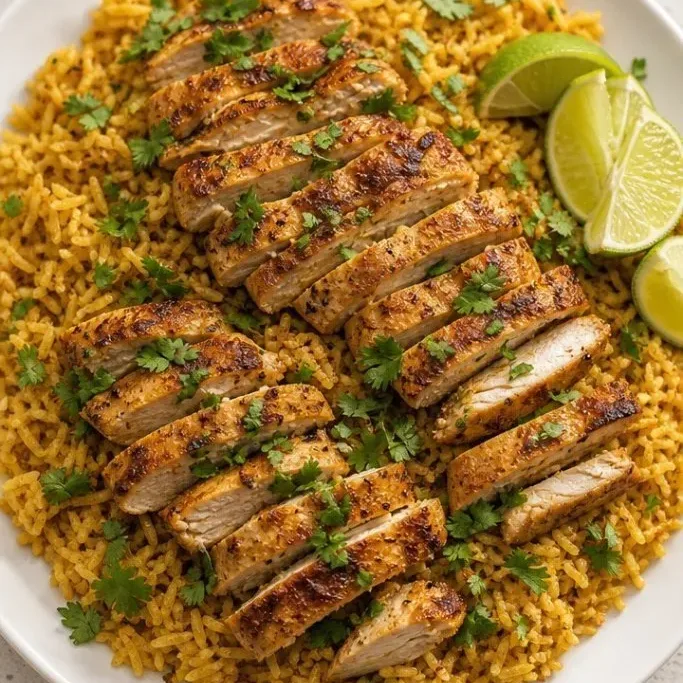 Coconut Rice And Chicken