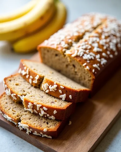 Coconut Tropical Banana Bread