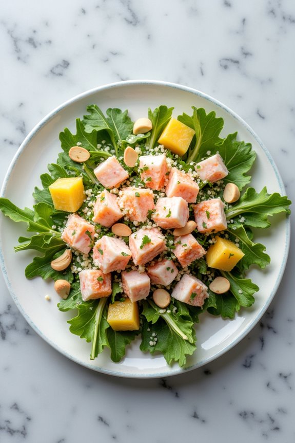 coconut lobster salad delight