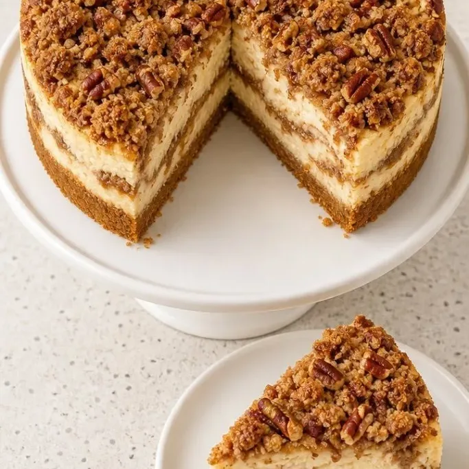 Cinnamon Streusel Coffee Cake Cheesecake Coffee Cake Cheesecake