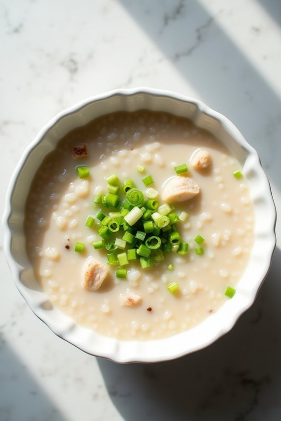 comforting chicken rice porridge