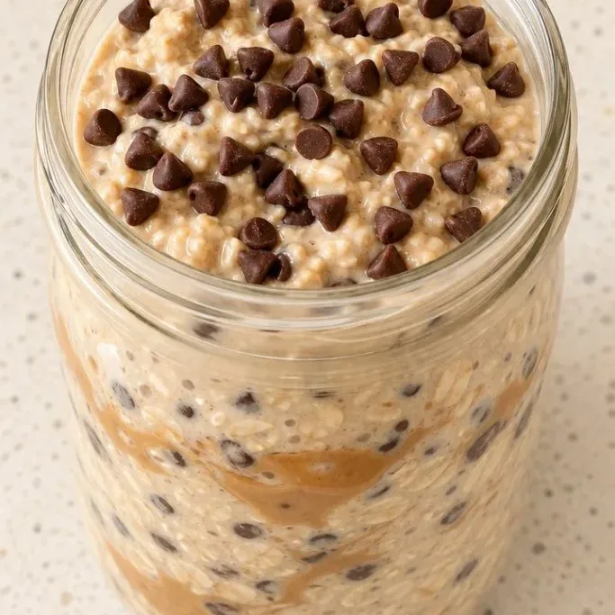Edible Cookie Dough Overnight Oats Cookie Dough Overnight Oats