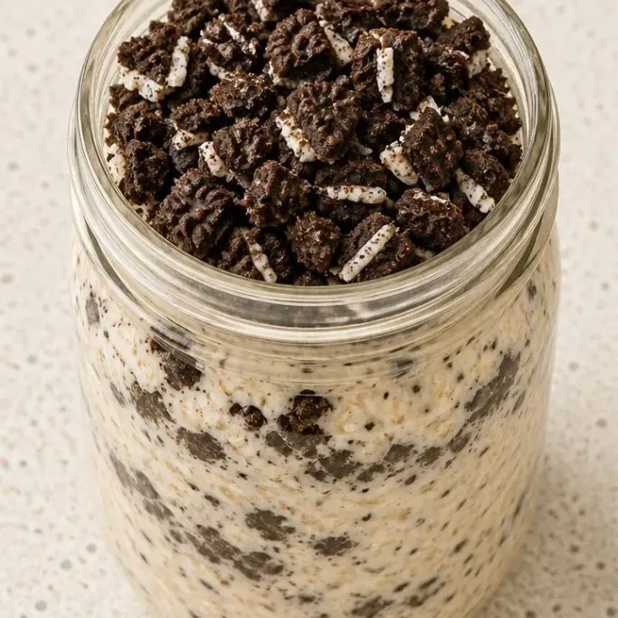 Cookies And Cream Overnight Oats