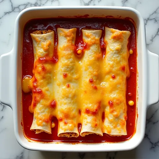 Corn and Chicken Street-Style Enchiladas