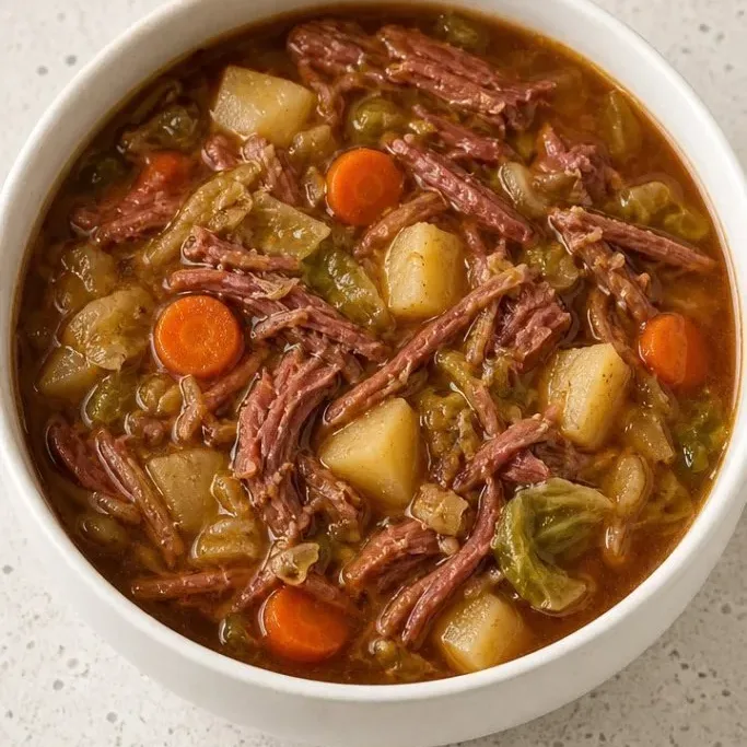 Corned Beef And Cabbage Soup