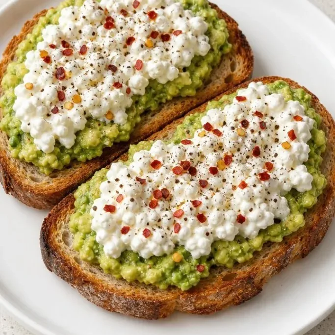 Cottage Cheese Avocado Toast
