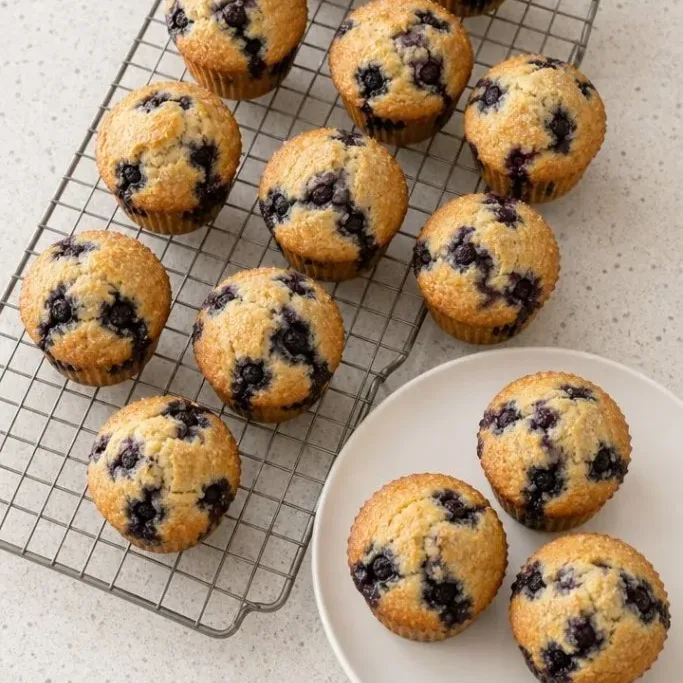 Blender Cottage Cheese Blueberry Muffins Cottage Cheese Blueberry Muffins