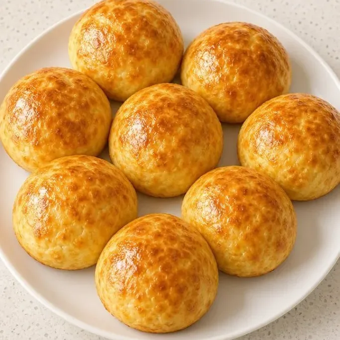 4-Ingredient High-Protein Cottage Cheese Buns (No Yeast) Cottage Cheese Buns